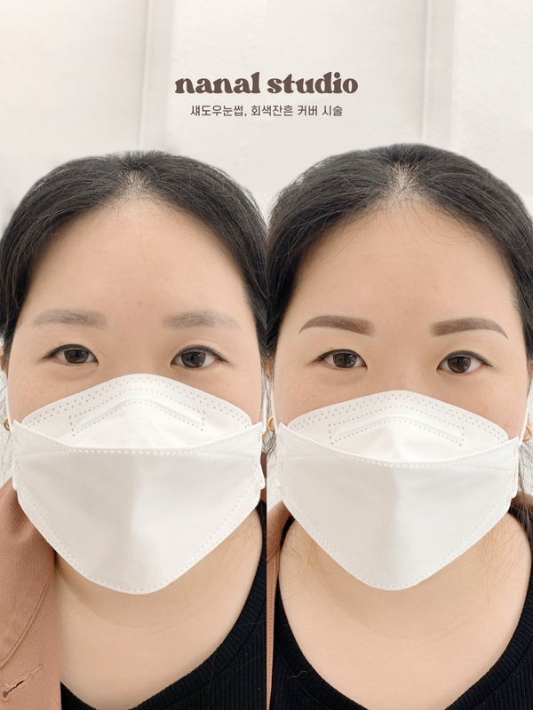  강남 논현눈썹문신 화장 필요없는 섀도우눈썹