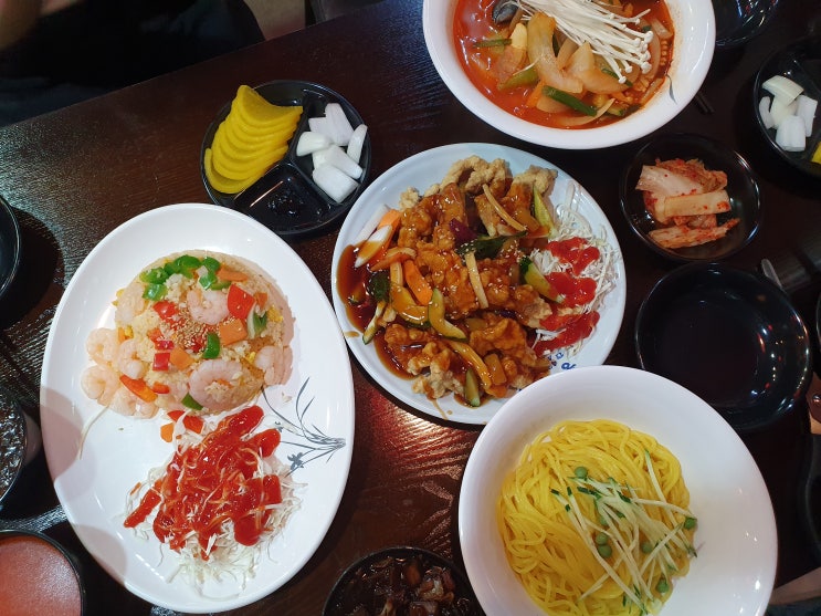 상봉동중국집 짬짜탕 다 맛있던 중국성