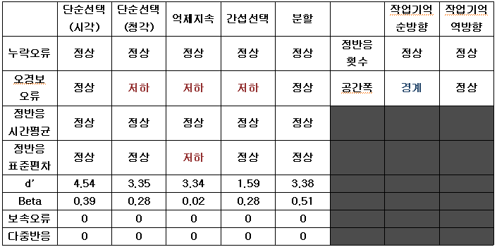  성인 ADHD 판정, CAT 검사 후기