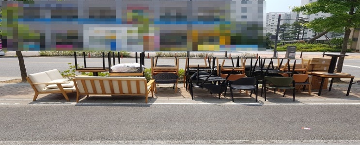  세종시 보람동 카페폐업 업소용 커피머신기 가구 의자 소파 테이블 중고용품 정리 빨리하세요