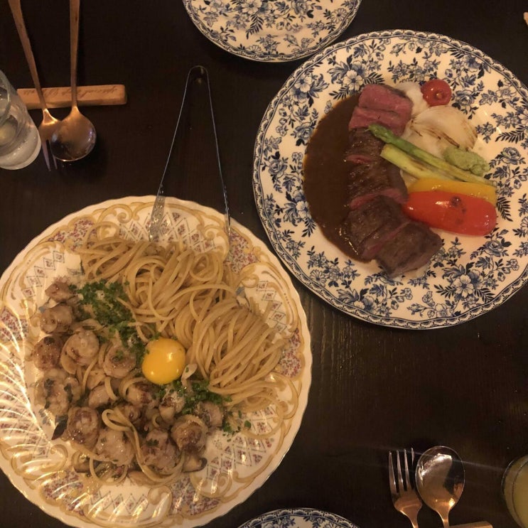  부천 파스타 맛집, "이태리 백반" :: 수비드 스테이크, 대창 파스타