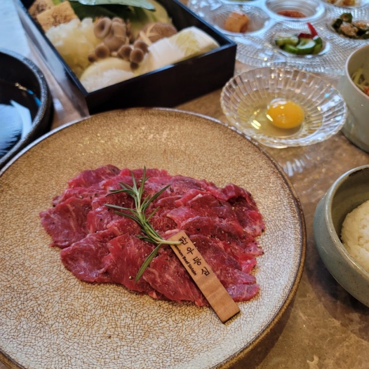 [광교 앨리웨이 맛집] 분위기 좋은 소개팅 장소, 가족모임 추천 '도쿄등심 광교점' 디너 스페셜A 코스요리