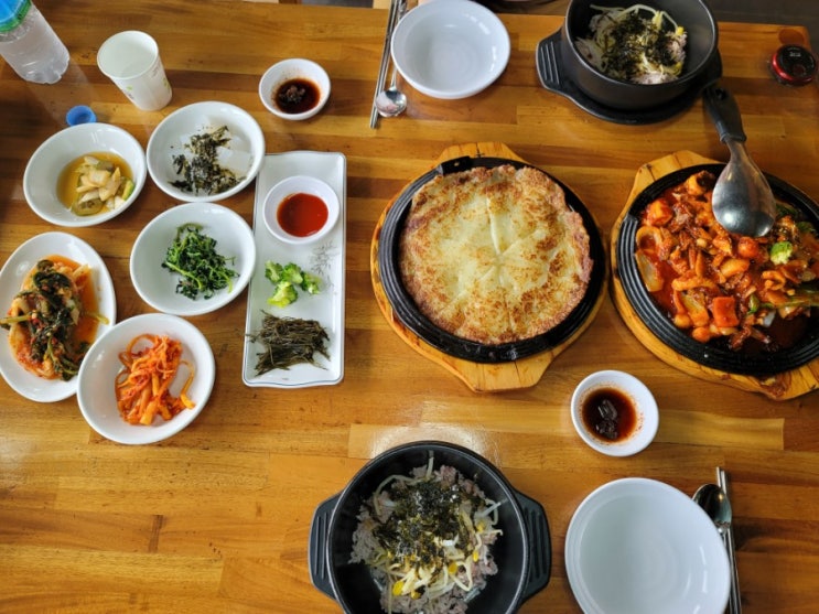 [용인맛집] 돌담집-해물 소고기 온밥 (에버랜드 근처 맛집, 용인가볼만한 곳)