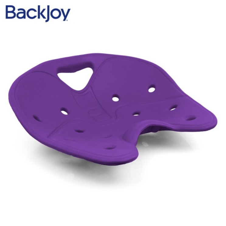 선호도 좋은 Backjoy 사무실 의자 등받이 요추 허리 보호 바른 자세 교정 요추 보조의자 방석, 2.0 퍼플 ···