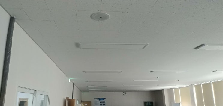 <천안음향> 공장 사무동 천장스피커/외벽 컬럼스피커 설치
