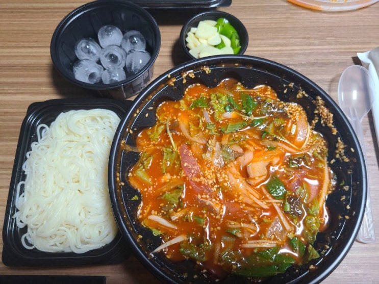  건대 물회 맛집 횟집 포항막회 배달 후기