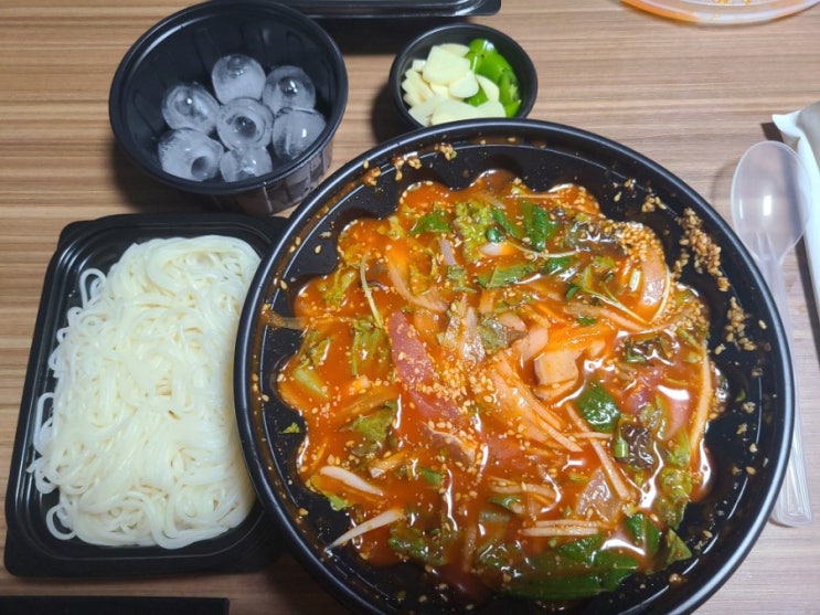 건대 물회 맛집 횟집 포항막회 배달 후기