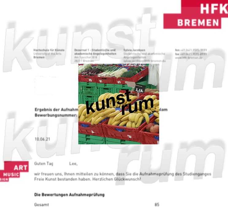  2021 2022 브레멘미대 최종합격 독일미대 브래맨 미술대학 순수미술 전공 HFK Bremen