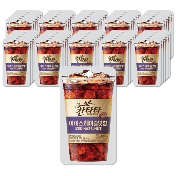 가성비갑 칸타타 아이스 파우치 헤이즐넛향, 190ml, 50개 추천합니다 가성비갑 칸타타 아이스 파우치 헤이즐넛향, 190ml, 50개 추천합니다