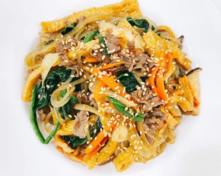  잡채 맛있게 만드는법 : 불지 않게 만드는법
