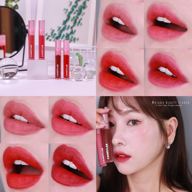 캔디랩 신상 벨벳틴트 멜트인블러 쿨톤 MLBB 립 모음 캔디랩 신상 벨벳틴트 멜트인블러 쿨톤 MLBB 립 모음
