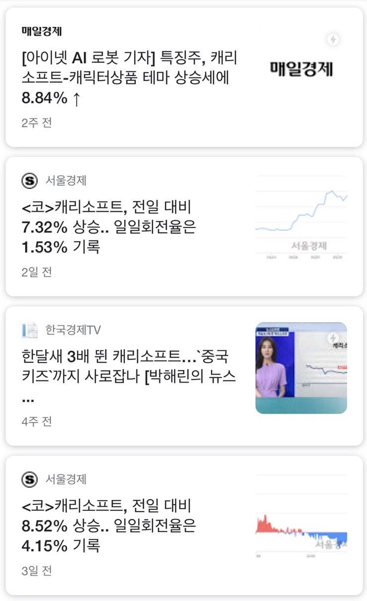 영상컨텐츠 관련주 :: 캐리소프트, SBS컨텐츠허브, 삼화네트웍스 : 네이버 블로그