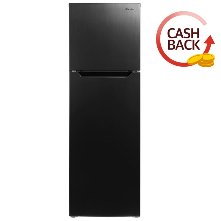 인기있는 캐리어 클라윈드 1등급 인테리어 냉장고 블랙 메탈 256L 방문설치, CRF-TN256BDS 좋아요