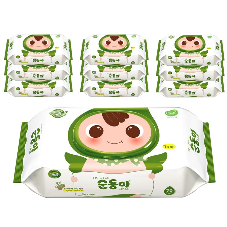 핵가성비 좋은 순둥이 로하스 유아물티슈 캡형, 70매, 10팩 추천합니다 핵가성비 좋은 순둥이 로하스 유아물티슈 캡형, 70매, 10팩 추천합니다