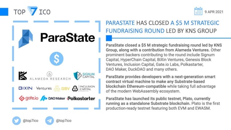 Parastate는 언제 출시할까?
