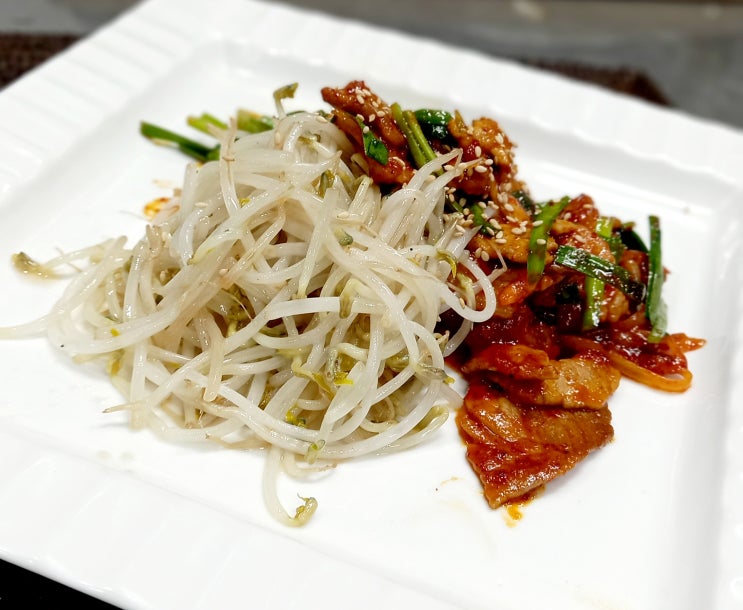  수원요리학원/반찬조리전문가과정 수강중!/6월 8일차 수업/숙주 제육볶음