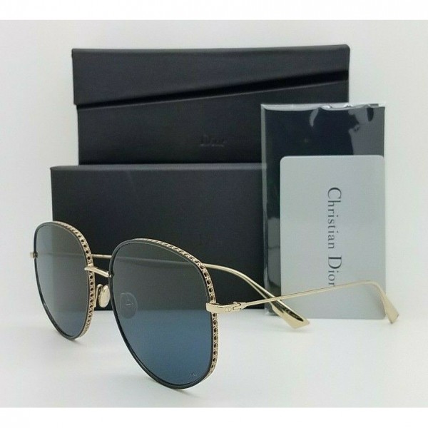 인지도 있는 428522 / NEW Christian Dior sunglasses DIORBYDIOR2 J5GA9 58mm Gold Grey AUTHENTIC Womens ···