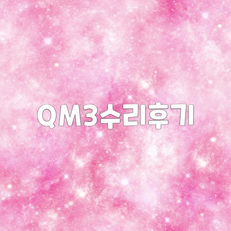  [반려카] 안산 르노삼성 서비스센터 이동점, 천마카센터_수리 후 이야기