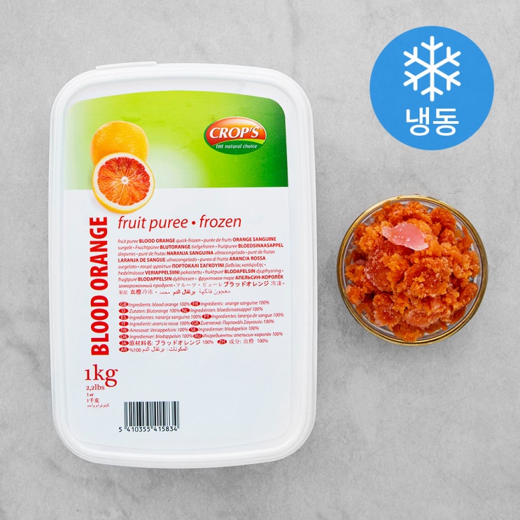 잘팔리는 크롭스 냉동퓨레 블러드오렌지 (냉동), 1kg, 1개 ··· 잘팔리는 크롭스 냉동퓨레 블러드오렌지 (냉동), 1kg, 1개 ···