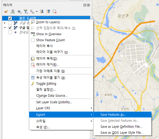  [QGIS] 7-5. Heatmap 그리기 (2)