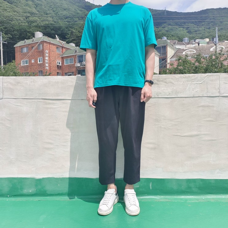  인진 데일리룩 No.9 - 더우니까 편하게 입은 스님 바지 룩