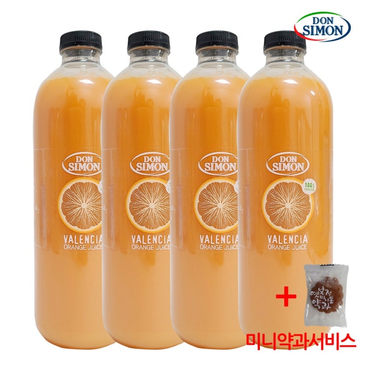 요즘 인기있는 코스트코 돈시몬 발렌시아 오렌지쥬스 100% 1L+미니약과1개서비스, 4개, 1L 추천합니다 요즘 인기있는 코스트코 돈시몬 발렌시아 오렌지쥬스 100% 1L+미니약과1개서비스, 4개, 1L 추천합니다