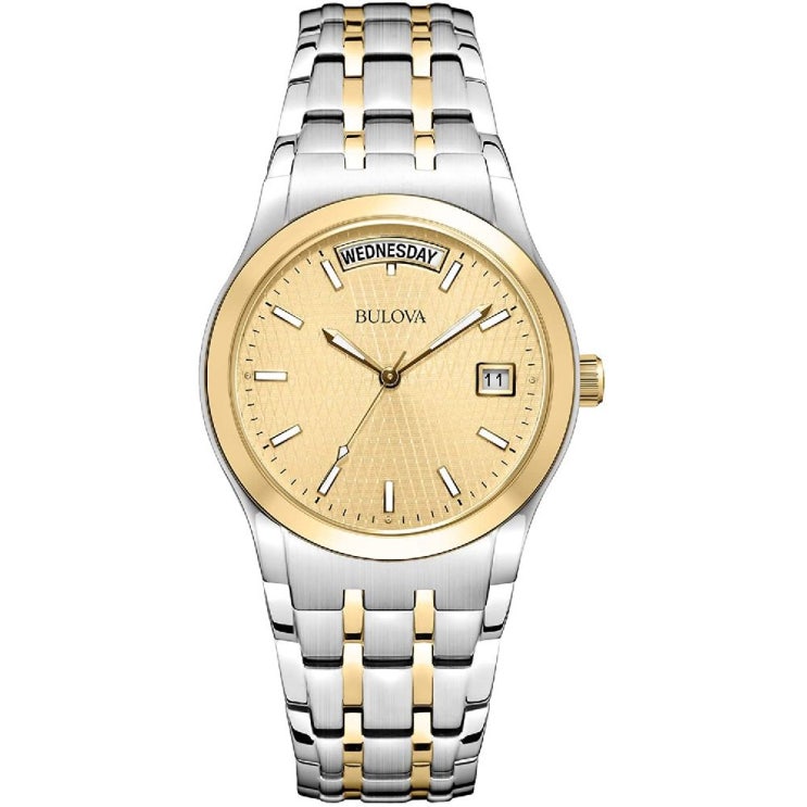 의외로 인기있는 Brand: Bulova BULOVA 남성 98C60 두 톤 팔찌 시계 좋아요 의외로 인기있는 Brand: Bulova BULOVA 남성 98C60 두 톤 팔찌 시계 좋아요