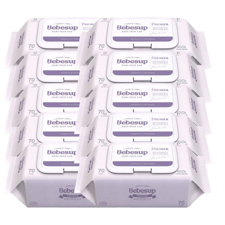 선호도 높은 베베숲 프리미어 아기물티슈 캡형 70매입, 12팩 추천해요