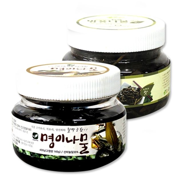 의외로 인기있는 미소반 울릉도 자연산 명이나물 절임 400g 깔끔향긋 방풍나물절임 300g, 본상품선택 ··· 의외로 인기있는 미소반 울릉도 자연산 명이나물 절임 400g 깔끔향긋 방풍나물절임 300g, 본상품선택 ···