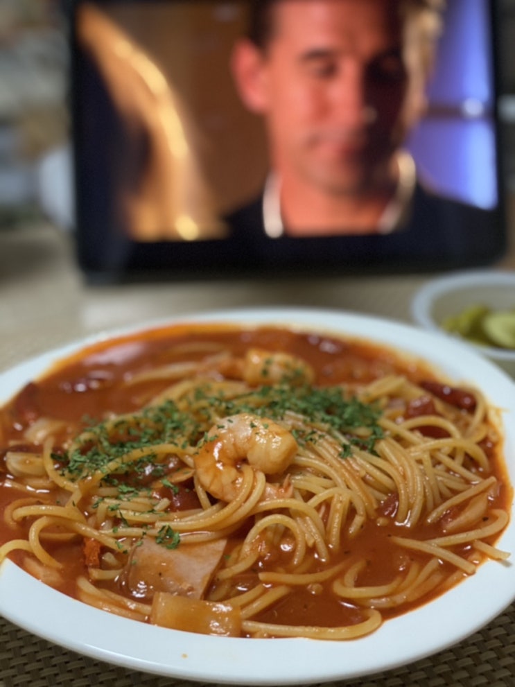  [집밥] 슈림프 페페론치노 토마토 파스타