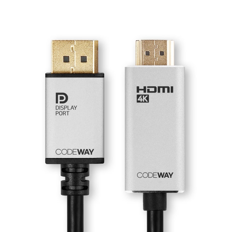 가성비 뛰어난 코드웨이 DP to HDMI 케이블 4K60Hz 20핀 더미 UHD 8K, 1개, 1m 추천해요