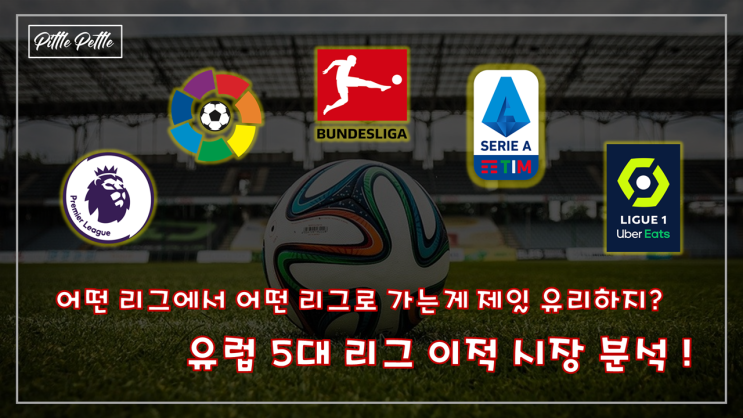  [유럽 축구, 리그별 수준 차이 있을까?] 어떤 리그 선수가 어떤 리그 가서 잘 했는지 생각해보는, 개인적인 의견 100%의 유럽 5대 리그 이적시장 분석
