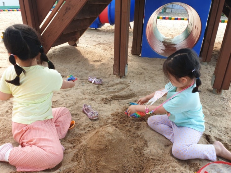  영천 :) 슬로우핸즈 공방체험 도자기 수령, 화남면 펄마트 팝잇놀이, 지곡초등학교 모래놀이 