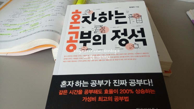 혼자하는 공부의 정석 - 혼공비법 공개, 수험생 추천서, 학부모 추천서