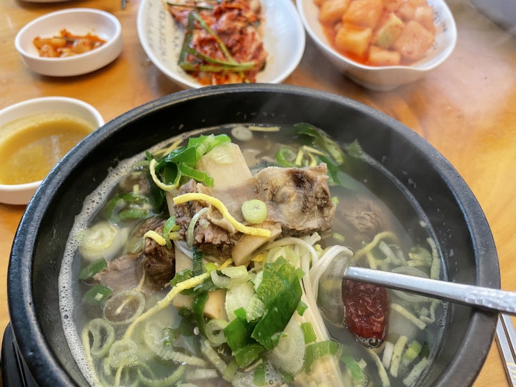  용인 갈비탕 도가니탕 맛집 : 해천옥설렁탕, 국물이 정말 맛있어요.