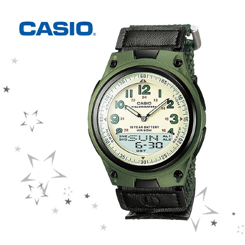 최근 인기있는 카시오 AW-80V-3B 남성 나토 밴드 손목 시계 추천해요