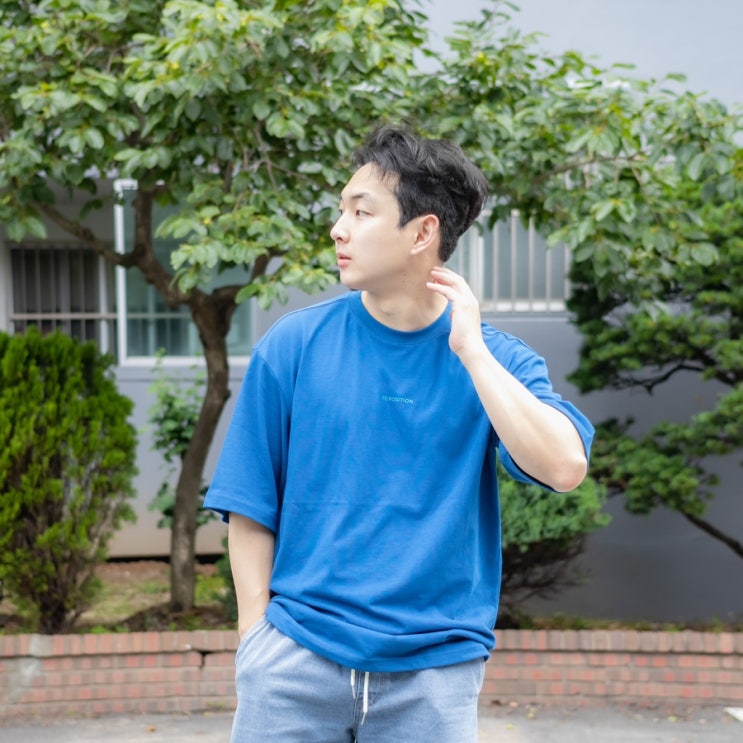  지속 가능한 친환경 패션 브랜드, 몽세누 리포지션 반팔 티셔츠 코디