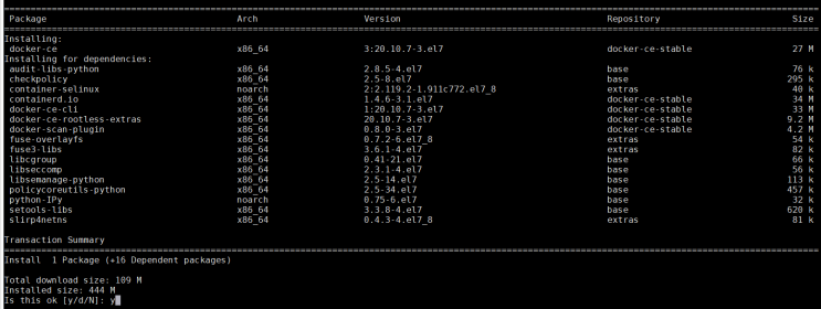  [Docker] CentOS 7 Docker 설치