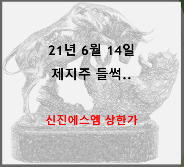 21년06월14일 매매복기 : 제지주 들썩 그리고 신진에스엠 상한가...(feat. 단주 정리, 10만원 매매수익, 77.5%)