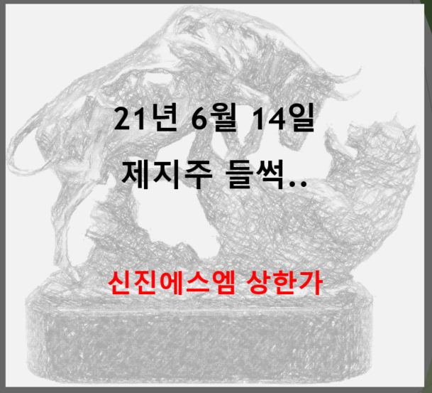  21년06월14일 매매복기 : 제지주 들썩 그리고 신진에스엠 상한가...(feat. 단주 정리, 10만원 매매수익, 77.5%)