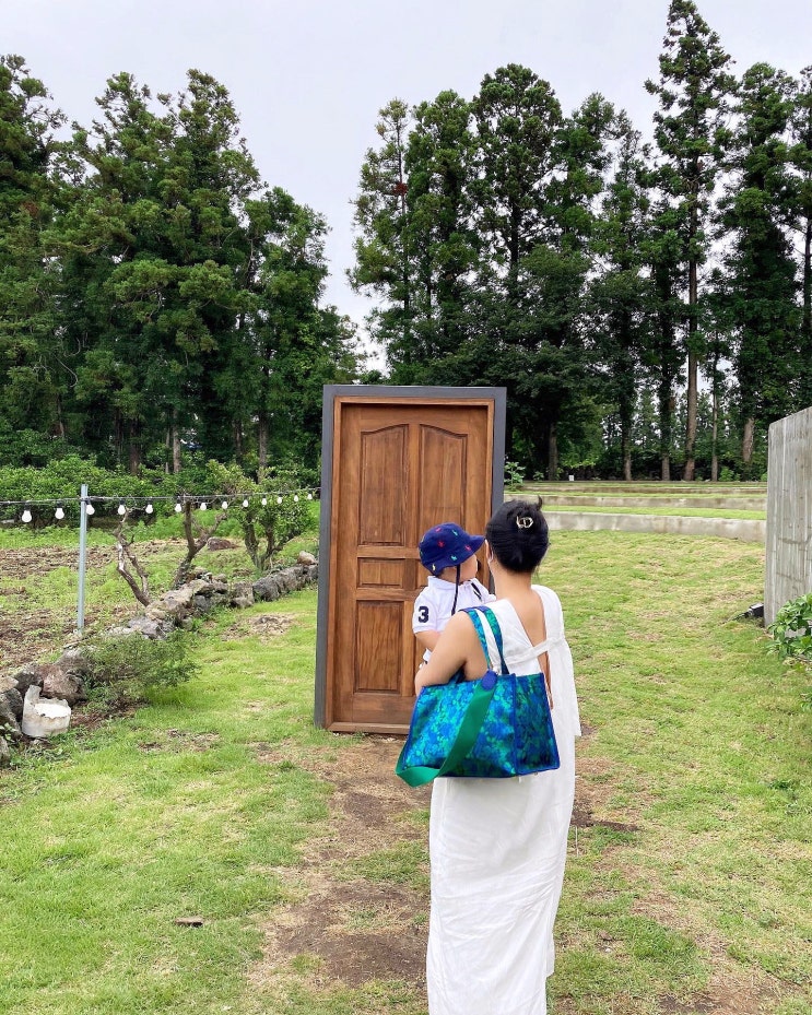  카페 테 (ti:) 제주도 - 도라에몽 어디로든 문 포토존과 블렌딩티가 있는 서귀포 중문 티카페
