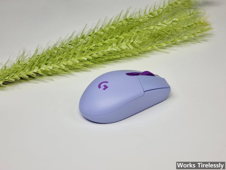  무선 게이밍 마우스 로지텍 G304 라일락 사무용도 괜찮아