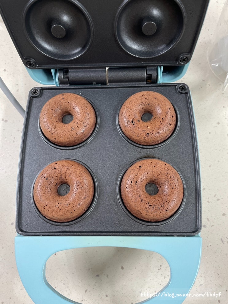 미니초코도넛 만들기 기절할 맛 도넛메이커 사용하기