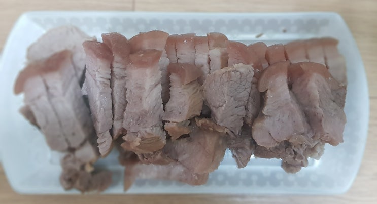  집밥이 최고 보쌈 만들어 봤어요.