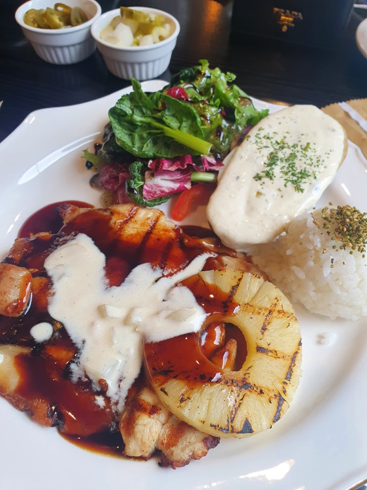  [동탄역 / 포크더그릴] 치킨스테이크 왜 안드세요?, 직화그릴 불맛나는 스테이크, 전메뉴 찍어옴