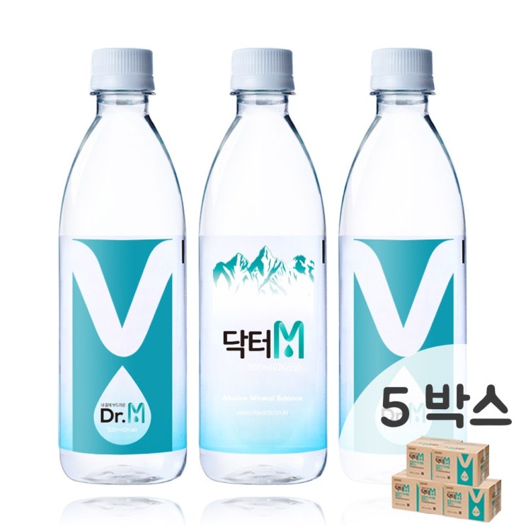 인기 급상승인 닥터M 알칼리수 미네랄워터 역시 닥터엠, 100병, 500ml 추천합니다