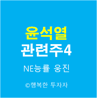  윤석열 관련주 4 - 윤석열 인맥주 - 파평윤씨- 대선후보 관련주 - 대선 테마주 - 정치 테마주
