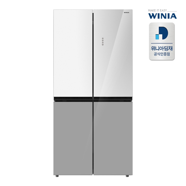 선택고민 해결 컬러글래스 479L 세미빌트인 양문형 냉장고 ERB48DWG, 단품 ···