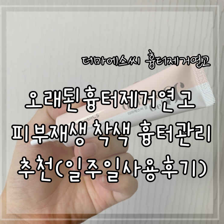 오래된흉터제거연고 더마에스씨 피부재생 착색 흉터관리 추천(일주일 사용 후기) 오래된흉터제거연고 더마에스씨 피부재생 착색 흉터관리 추천(일주일 사용 후기)