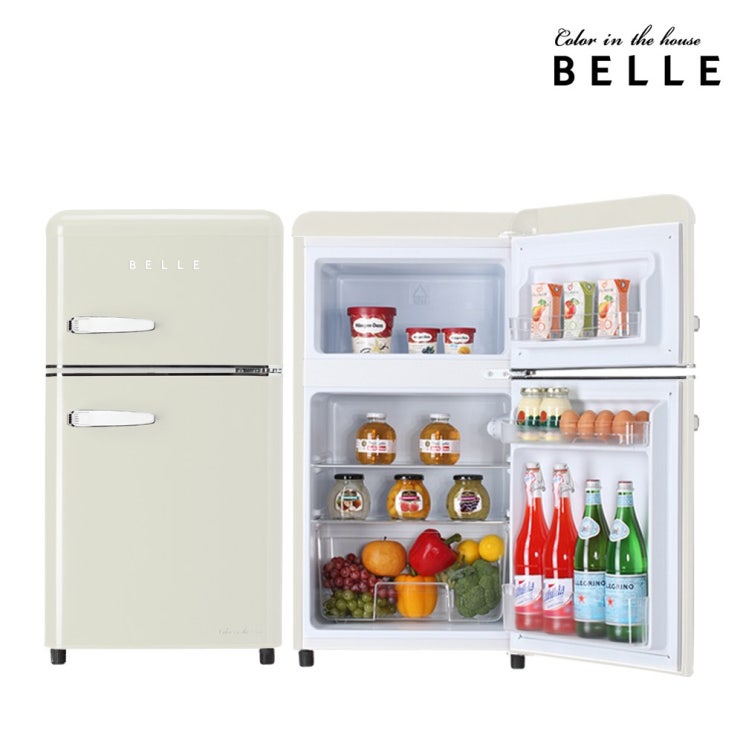 의외로 인기있는 Belle 레트로냉장고 RD09ACMH, 벨 RD09ACMH 레트로 냉장고 (크림) 추천합니다